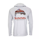 Худі Simms Tech Hoody - Artist Series Trout Logo Flame/Sterling M (13521-859-30 / 2241321) - изображение 1