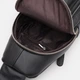 Сумка слинг через плечо мужская кожаная Laras K10219bl Черная (ROZ6501011054) - изображение 6