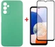 Комплект чехол для смартфона + стекло DENGOS для Samsung Galaxy A14 5G Mint (DG-KM-14) - изображение 1