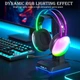 Гарнiтура Aula S505 RGB Transparent Gaming Headset Black (6948391235479) - зображення 7