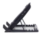 Охлаждающая подставка для ноутбука Gembird NBS-1F17T-01 Black 17" - изображение 4