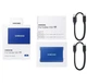 Накопичувач зовнішній SSD 2TB Samsung T7 Indigo Blue (MU-PC2T0H/WW) - зображення 6
