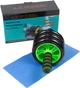 Ролик колесо для пресса EasyFit Triple Ab Wheel 3 колеса EF-1353-G тройной с ковриком (тренажер гимнастический для мышц преса) Зеленый (56001850) - изображение 2