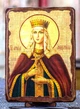 Икона Людмила святая царица (на дереве) 170*230 мм - изображение 1