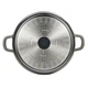 Кастрюля с крышкой Bergner Excalibur серая 20 см 2,2 л (BG-36100-GY) - изображение 2