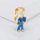 Брошь BROCHE бижутерия Медицина Медсестра синяя BRBF114156 - изображение 2