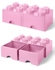 Pudełko LEGO Brick Drawer 8 z szufladą i ośmioma wypustkami Różowy (40061738) - obraz 6