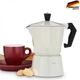 Кофеварка гейзерная KELA Italia 150 мл 3 чашки (10550) бежевая - изображение 2