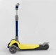 Детский самокат Best Scooter F-55295. Складной алюминиевый руль, 3 PU колеса с подсветкой. Желтый - изображение 3