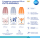 Стандартна пляшечка Canpol Babies Cute Animals Зайчик 120 мл (11/851_pin) - зображення 4