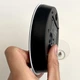 Настенные часы DIY 3D "Realm Mid" черные - Большие бескаркасные 3Д часы 70 см, самоклеящиеся (1011254) - изображение 11