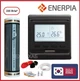 Инфракрасный пленочный теплый пол Enerpia 220Вт/м² 7 м² (0.5м х 14м) /1540Вт под ламинат c программируемым терморегулятором Е51черный - изображение 1