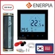 Инфракрасный пленочный теплый пол Enerpia 220Вт/м² 10 м² (0.5м х 20м) /2200Вт под ламинат сенсорным программируемым терморегулятором AC605H черный - изображение 1
