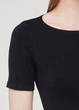 Топ з коротким рукавом та круглим вирізом Giulia CROP T-SHIRT S/M Black-nero - изображение 7