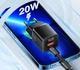Зарядний пристрій Блок живлення для телефону Essager 20W Gan Швидка зарядка PD + QC3.0 Fast Charging Блок зарядки для Samsung, iPhone, Xiaomi, Redmi, Huawei, Realme - зображення 6