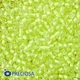 Бисер 08786 Чешский Preciosa 10/0, Прозрачный, Окраска из Середины CTCM, Салатовый, Круглый, 50 г - изображение 2
