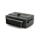 Переходник SCART (папа)-3 RCA (мама)+Svideo Black c переключателем - изображение 2