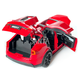 Машинка металлическая Tesla Model X Electrocar Тесла Модель X Электрокар красная 1:24 зарядная станция звук свет откр двери капот багажник резина колеса 18*6*8см (AP-2004) - изображение 6