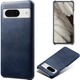 Защитный чехол Deexe Leather Back Cover для Google Pixel 8A - Blue - изображение 1