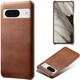 Захисний чохол Deexe Leather Back Cover для Google Pixel 8A - Brown - зображення 1