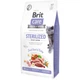 Сухой корм Brit Care Cat GF Sterilized Weight Control для стерилизованных кошек с избыточным весом, утка и индейка, 7 кг - изображение 1