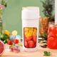 Блендер на акумуляторі для коктейлів та фрешів міні JUICER KS-FSV8 W14 M - изображение 3