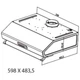 Витяжка кухонна Grunhelm GVP 410 W (m429133) - зображення 2