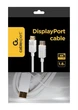 Кабель Cablexpert DisplayPort - DisplayPort V 1.2 (M/M), 1.8 м, білий (CC-DP2-6-W) - изображение 1