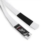 Пояс для кимоно Hayabusa Jiu Jitsu Belt White (HBJJB-WH-A1) - изображение 1