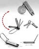 Ключ-мультитул в блистере Swiss-Tech Screwz-All 4 в 1 брелок из нержавеющей стали key (798396413-1) Серебро - изображение 4