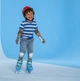 Роликовые коньки Yvolution Twista размер 30-34 Голубые (YC01B4) - изображение 9