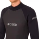 Гідрокостюм мокрого типу LEGEND PL-6527-5 XS чорний - зображення 4