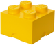 Контейнер для зберігання LEGO Storage Brick 4 Жовтий (40031732) - зображення 1