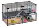 Модульная клетка для хомяков и мышей Ferplast Multipla Hamster с аксессуарами черная 72.5x37.5x42 см 57007217 - изображение 1