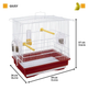 Клетка для канареек и маленьких птиц Ferplast Giusy 39х26х37 см 52008514 - изображение 2