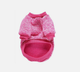 Кофта для собак та котів EcoToys Bright Pink XS ряба яскраво-рожева A: 20 см B: 31 см C: 19 см 7098 - зображення 2