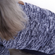 Кофта для собак и котов EcoToys Black Blue XXL рябая темно-синяя A: 42 см B: 56 см C: 32 см X-7122 - изображение 5