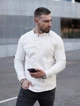 Чоловіча сорочка льонована uwest, молочний, Розмір XL - зображення 1