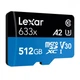 Карта памяти 512GB Micro SDXC Card LEXAR 633x (Class 10 UHS-I U3) black - изображение 3