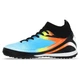 Сороконожки футбольные с носком SP-Sport Active 768G-1-1 размер 39 Black-Light Blue-Orange - изображение 2