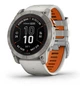 Смарт-годинник Garmin Fenix 7X Pro Sapphire Solar Titanium with Grey/Orange Band (010-02778-64) - изображение 1