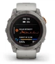 Смарт-годинник Garmin Fenix 7X Pro Sapphire Solar Titanium with Grey/Orange Band (010-02778-64) - изображение 2