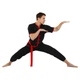 Форма для занятий ушу кунг-фу SP-Sport 8872 рост 150см Black-Red - изображение 8