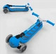 Самокат Best Scooter Y-00180. Складной алюминиевый руль, 4 PU колеса с подсветкой. Голубой - изображение 6