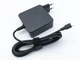Блок питания для HP, ASUS, ACER, LENOVO, APPLE, DELL, Sony, XIAOMI, SAMSUNG Type-C (USB-C) 65W 3.25A. Квадратный. Черный - изображение 1