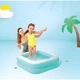 Надувной Голубой детский бассейн Intex 57100 NP 85х85х23см, 60л, от 1 года - изображение 2