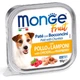 Вологий корм для собак Monge Dog Wet Fruit курка з малиною 100 г - зображення 1