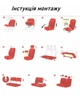 Авточехлы из эко кожи SEAT ALTEA 2005-2015 Pok-ter PERLINE с бежевой вставкой - изображение 9
