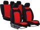 Авто чохли GEELY MK 2006-2014 (2002-2011) Pok-ter CARO з червоною вставкою - зображення 1