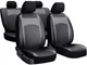 Авточехлы из эко кожи SSANGYONG KORANDO 2010-2019 Pok-ter Desing Leather с серой вставкой - изображение 1